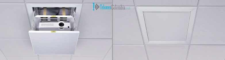 elevador electrico para ocultar video beam en el techo