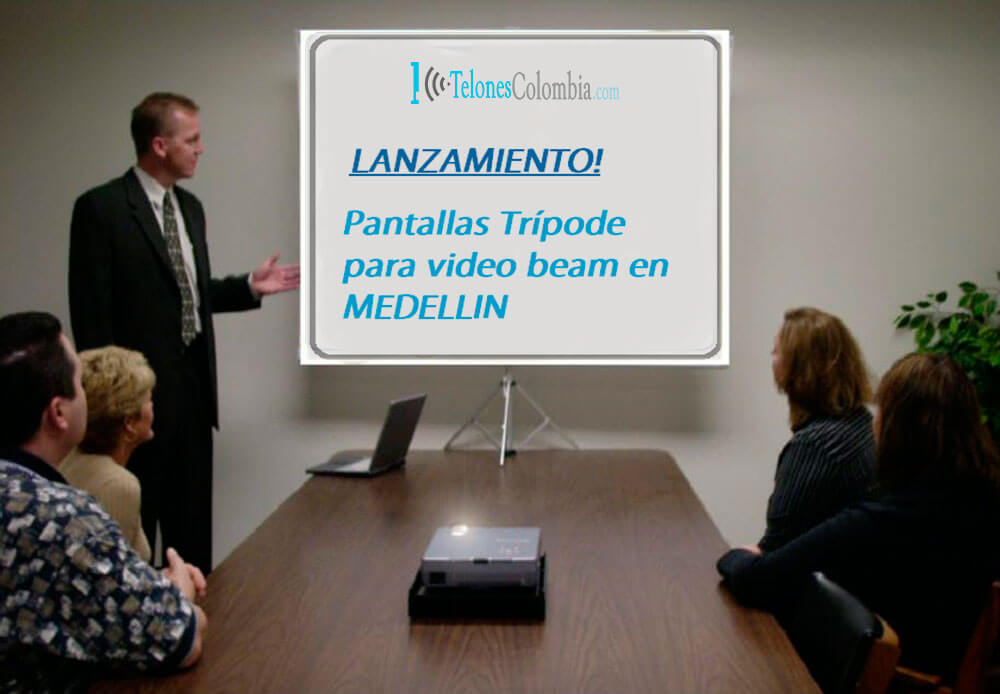 Lanzamiento pantallas de proyeccion en la ciudad de Medellin