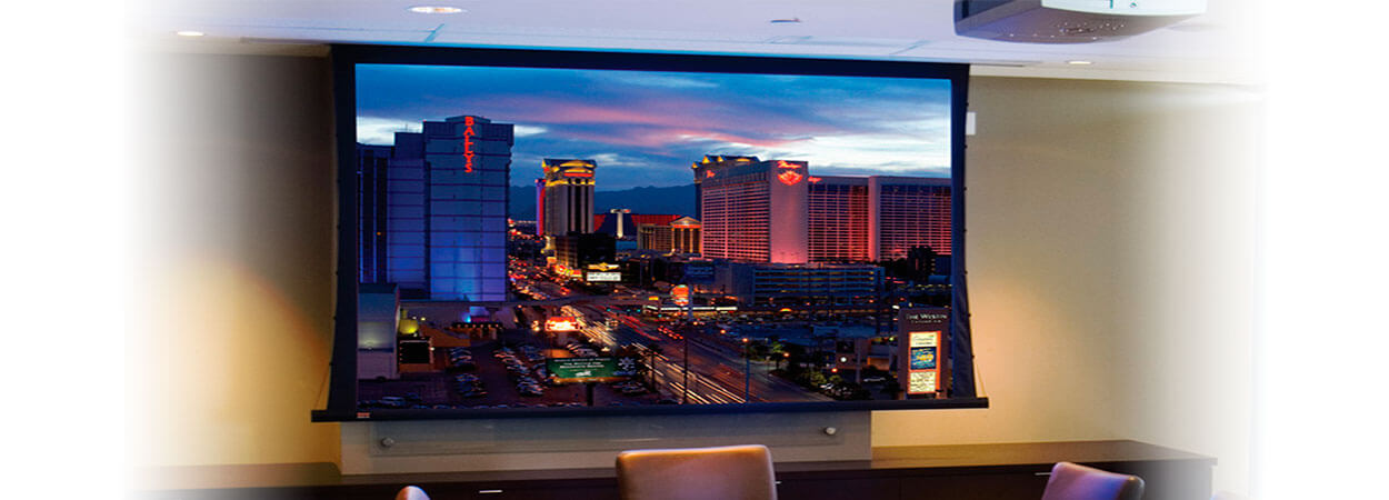 Pantalla tensionada de proyeccion 3d en medellin