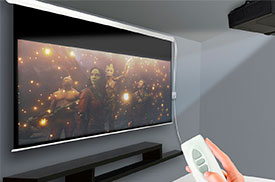 Pantalla electrica para video beam de 800x600 cms