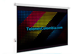 Telón con sistema eléctrico de 180x180 cms